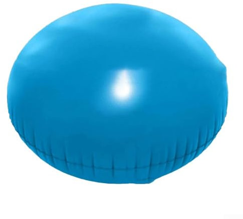 Protector redondo de aire para toldos medianos de piscina para invierno, protege contra daños ambientales de manera efectiva (A)