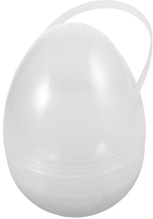 HOUDERCO Praktische Transparente Eierbox für Ostereier Öffnendes Design Vielseitige Aufbewahrung für Kleine Gegenstände Dekoration für Feiertage für Ostereiersuche und Partys
