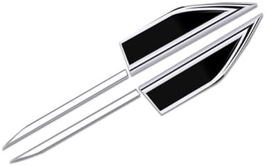 MEIYANFA Adesivi In3D Cromati per Auto Adesivo Logo per Audi A3 Sportback 4 (IV) 8Y S-Line I 2020-2024, Tronco Logo Adesivi Emblema Adesivi Auto per Decorazione Esterna Auto,B