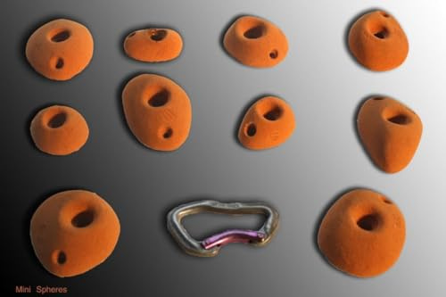 Move-it-Climbingholds Mini Spheres Klettergriffe S, Farbe:Sand