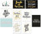 ClipDealer Edition: 20 moderne Weihnachtspostkarten, 10 Motive mit jeweils 2 Karten, Typografie und Kalligrafie, UV Hochglanzlackiert
