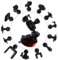 iSaddle Dash Cam Suction Mount - Windshield & Dashboard Suction Cup Mount Holder/w Various Joints for Yi/Rexing/Falcon/Old Shark/VANTRUE/KDLINKS/WheelWitness/...(99% On-Dash Cameras Suitable)