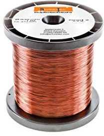 Kupferlackdraht W210 Ø 0,25 mm 1 kg, ca. 2170m - CU Lackdraht Grad 2 CUL Kupferdraht Gewicht 1 Kilogramm Durchmesser 0,25 Millimeter Wickeldraht Kupfer Draht nach IEC 60317-13