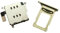 YESUN Dual Sim Card Reader Holder Flex Cable with Sim Card Tray Slot Adapter Replacement for iPhone 11 (White)