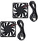 AITRIP 2PCS 60mm USB Lüfter 5V Brushless 6010 60mm x 10mm zum Kühlen DIY PC Computer Gehäuse 3D Drucker CPU Kühler Radiatoren