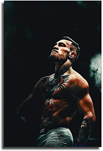 LBMED Leinwand Malerei Bild Conor McGregor Poster für Familiendekor Poster Wandkunst Bilder Und Drucke 15.7x23.6(40x60cm) Kein Rahmen