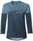 VAUDE Damen Women's Moab Ls V T-Shirt, Blue Gray, 42 EU
