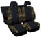 Auto Accessori Lupex | Coprisedili Auto Compatibili con Punto I e II serie 1993-2011, Colore Nero Mimetico Verde, Made In Italy, Policotone, Nome Auto Ricamato, Fodere Sedili Anteriori e Posteriori