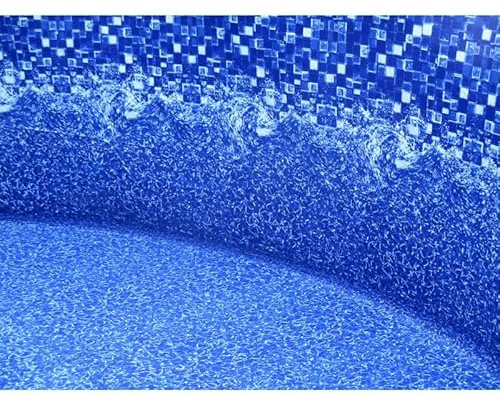SPIRATO Pool Innenfolie Glimmerglass Poolfolie geeignet für ovale Stahlwandpools 550 x 370 x 132 cm