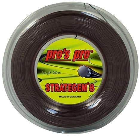 Generisch Pros Pros - Corda da tennis Strategem, 200 m, rivestita in silicone