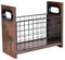 Ctpeng Stehsammler holz,tragbar Schreibtisch-zeitschriftensammler ,Prospekthalter A4, rustikaler zeitungsständer 29 x 12 x 14 cm Organizer für Büro, Zuhause,Aktenbuch,Briefe