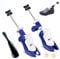 Shoe Stretcher for Men Women Thick Wide Feet, 6-Way Shoe Tree Expander Adjustable Length Width & Height, Sneakers Widener Spin Loosen Toe Box, Heel & High Instep (Blue for Men's Size UK 7-12)