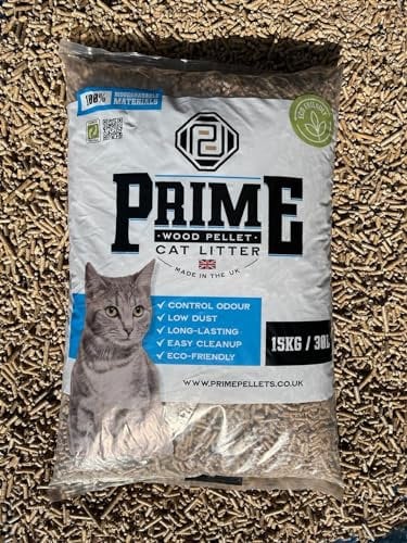 Cat Litter Wood Pellets PrimePellets - 15kg bag