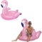 Avilia Flamant Rose Gonflable 153 x 143 cm – Idéal pour Les journées de détente à la mer ou à la Piscine – Fabriqué en PVC résistant avec 3 Chambres d'air avec Un débit Maximal de 90 kg – Poignées