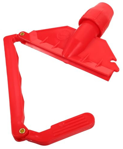 Ipetboom 2 Pz clip per la testa del MORSETTO rivelare mop pad depresso setola Cuscinetti sostitutivi per Joy Mop la testina del mop sostituisce la clip clop staccabile plastica rosso
