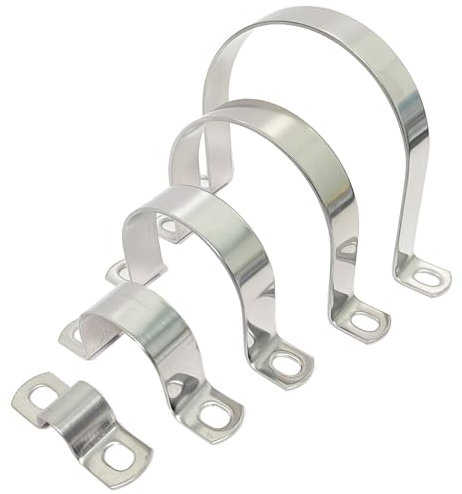 SHUNCHG 10 piezas Abrazaderas Metalicas para Tubos,32mm Mordazas para Tuberías Abrazaderas Fijas para Tubos, Abrazaderas en U de Acero Inoxidable Abrazadera Tubo