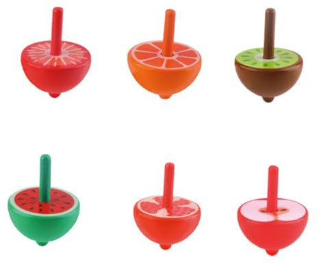 MUSISALY Holz-kreiselspielzeug Für Kinder 6 Stück Langlebig Und Sicher Lustiges Spielzeug Für Jungen Und Mädchen