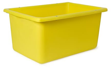 Bandeja de mortero de polietileno de 180 L, ideal para el transporte de materiales (mortero, hormigón...) - Tekcnoplast IT (sin asa de elevación)