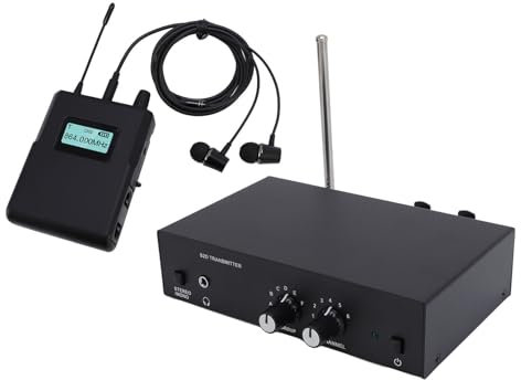 di Monitoraggio 'orecchio Wireless, Wireless IEM da 902 a 928MHz, Suono Trasparente con Trasmettitore e Recettore per Prestazioni Dal (#1)