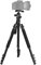 Qukaim ZOMEI Q555 63Inch Lightweight Aluminum Alloy Travel Tripod, Portable Camera Tripod with Ball Head, Quick Release Plate, Carry Bag for Canon Nikon DSLR