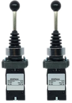 Qomcsrl 2X XD2PA24CR 4No 4 Posiciones MomentáNeo Spring Return Wobble Stick Joystick