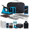 Winterial Snowboard- und Ski-Tuning-Set, mit Bügeleisen, All-Temp Snowboard-Wachs, abgewinkelter Rand, PTEX Stangen und Wachsschürze
