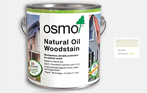 Osmo Natural Oil Woodstain 2.5L - White - 900