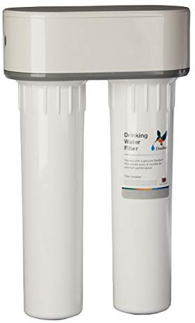 Doulton Duo Kalk, 2 stufiger Untertisch Wasserfilter, filtert Kalk, Schwermetalle, Chemikalien, Bakterien