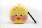 Funny Earbuds Cases Funda Protectora de Silicona para auriculares inalambricos - Diseño Pollito Amarillo con Gafas con mosquetón Anti pérdida, Compatible con 1 & 2, Rosa