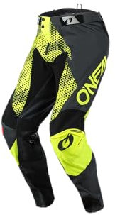 O'NEAL | Pantalon | Moto Enduro | Tissus légers, respirants et durables, offre une grande liberté de mouvement, coupe athlétique| Pantalon Mayhem Covert | Adulte | Jaune fluo/anthracite | taille 30/46