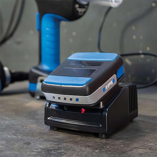 Sertisseuse sur batterie ELEMENT 8 pour inserts Ø 3 à 8mm coffret avec 2 batteries 18V li-ion 2.0 AH, nez et tirants