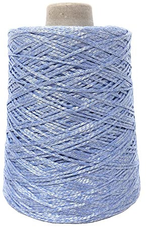 Chicca Tutto Moda Filo Fettuccia a Uncinetto per Borse e Abbigliamento 500g - 1.100m (Cielo)