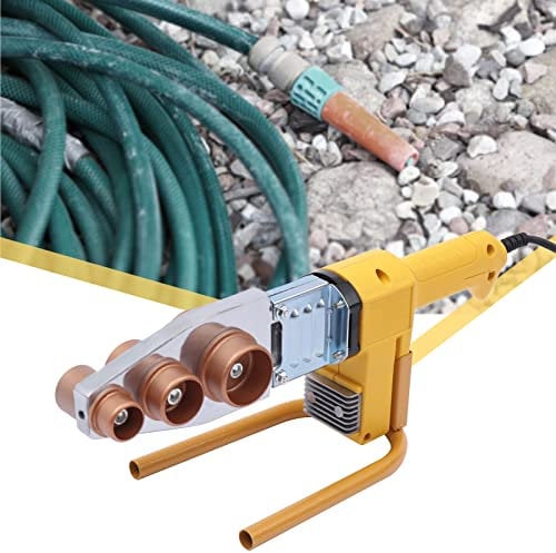 Rohrschweißgerät Rohr Temperatur Schweißgerät Digitalanzeige Rohre Schweißer 20-63mm 6 Adapter für PPR PE PP
