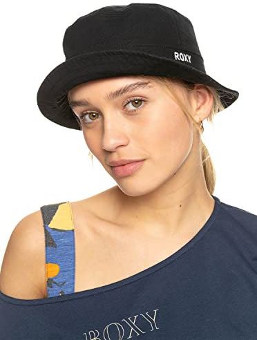 Roxy Almond Milk - Bucket Hat for Women - Anglerhut - Frauen - M/L - Schwarz.