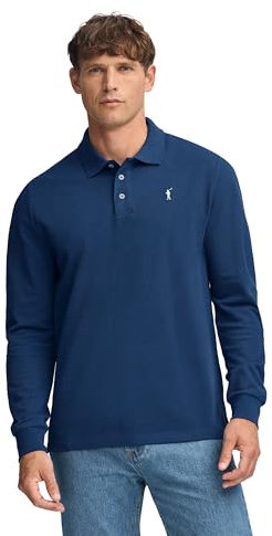 Polo Club Polo a Maniche Lunghe Indaco con Ricamo Rigby Go Uomo