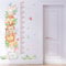 Messlatte für Kinder, Waldtiere Wandtattoo Kinderzimmer, Kinder Höhe Diagramm Wandsticker Wald Tiere Wandaufkleber, Skala misst 60-160cm, Geschenke für Jungen & Mädchen (Waldtiere-C)