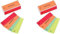 Tweezerman Neon Hot File, Buff, Smooth and Shine Block (Pack of 2)