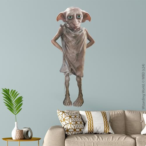Harry Potter Wall Sticker – Dobby Character Wall Decal Wizarding World Art (105cm Height x 45cm Width - LIFESIZE)