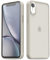 oakxco for iPhone XR Case Clear Hard Shell, Slim Thin Matte Transparent Plastic Cover & Protective Soft Silicone Rubber TPU Bumper, Girly Cute Phone Case for Women Girls, Beige Titanium