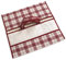hobbymio.it Borsa porta vivande in tessuto da ricamare a punto croce, Porta Torte da ricamare a Punto Croce, Porta Torte da trasporto in Tessuto Trapuntato, tela aida (149 Scozzese bordeaux)