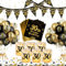 YEJIKJ Deko 30. Geburtstag Junge, 30 Geburtstag Tischdeko Mann Frauen,30. Schwarz Gold Deko Luftballons,30 Jahr Happy Birthday Partydekorationen Set mit Windlicht Konfetti Servietten Banner