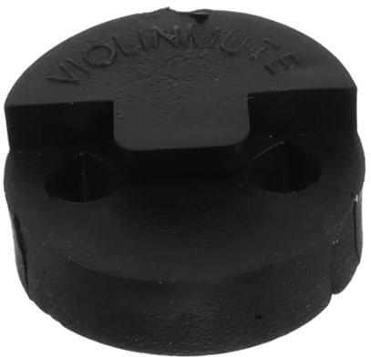 Garneck Professioneller Gummi Dämpfer Für 4/4 Violine – Akustischer Geigendämpfer Zur Klangoptimierung Für Geige Und Violine - Schwarz - Ideal Für Musiker Und Geigenliebhaber