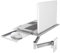 Laptop Wall Mount, Adjustable Laptop Holder with Mouse Tray, Vented Cooling Platform, Full Motion Articulating Notebook Tray, Weight Capacity 8KG, for Office, Workstation
