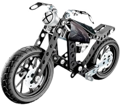 TTETTZ 117pcs Metallmodell Motorrad Kit DIY für Jugendliche Jungen Und Mädchen Im Alter von 8 bis 16 Jahren