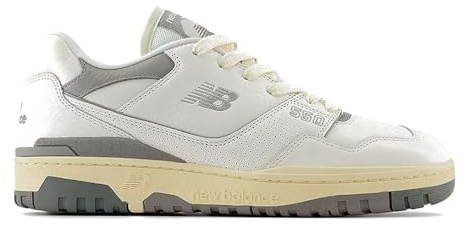 New Balance 550 Mens Sneakers, Sea Salt/Team Away Grey/Calcium, 8 UK