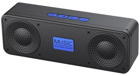 Genérico Altavoces Exteriores | Subwoofer Portátil | Subwoofer Impermeable para Camping Gimnasio Computadora Piscina Viajes Patio Playa