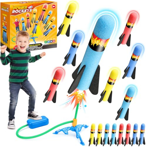 Raket Leksaker Present Barn Flicka 3-12 År, Utomhusspel Barn | Perfekt för trädgård och park, påskpresenter till födelsedag och jul