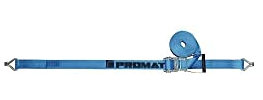 PROMAT Zurrgurt DIN EN 12195-2 L.6m B.50mm m.Spitzh.LC U