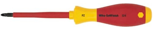 Wiha 324 Series VDE Insulated Pozi Screwdriver PZ1 80mm