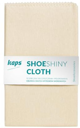 Kaps Shoe Polish Cloth | Made of 100% Natural Cotton, Helps Buff Your Shoes, Won’t Scratch And Leaves A Mirror-Like Finish (1 PC)